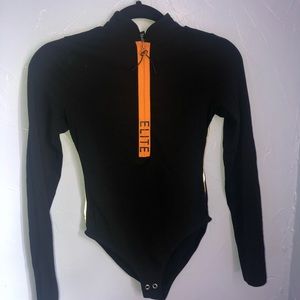 All black “elite”bodysuit